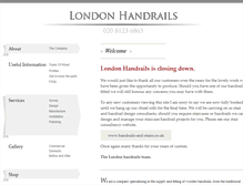 Tablet Screenshot of london-handrails.com